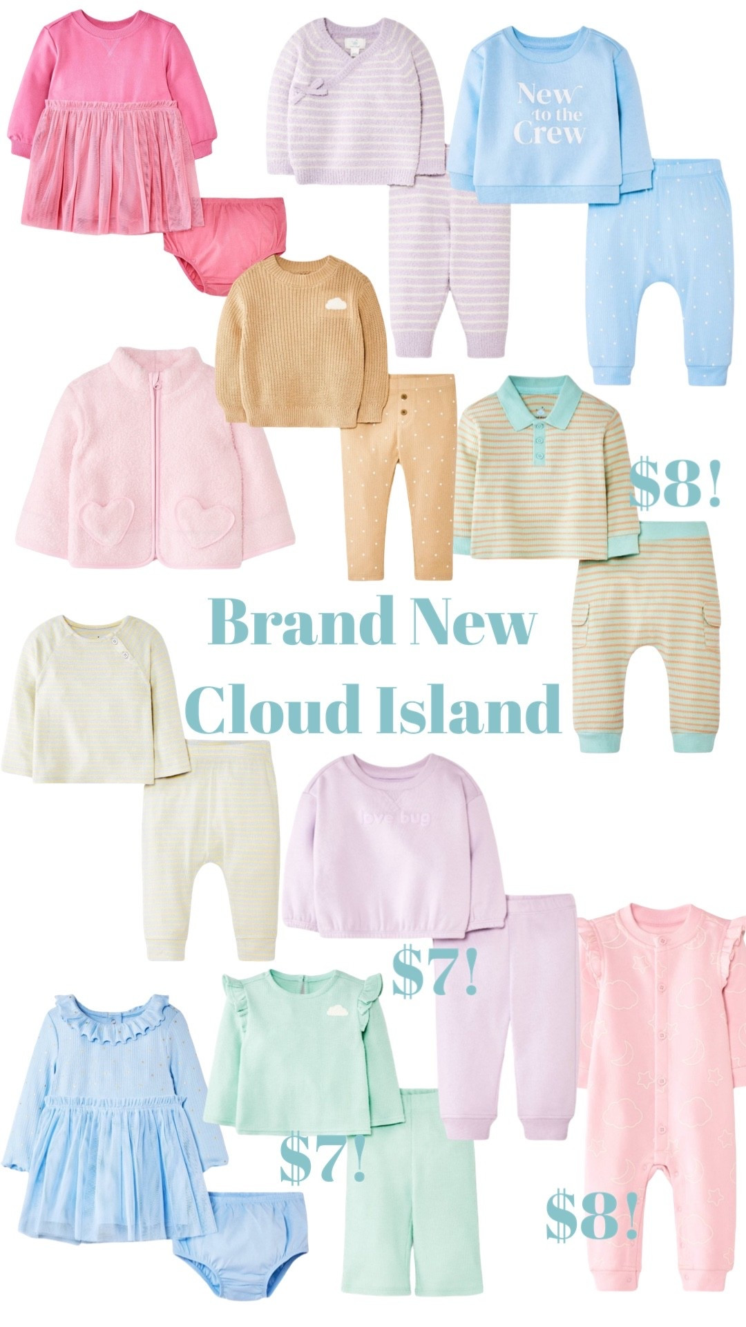 Brand New Cloud Island baby 40% off with Target Circle! 