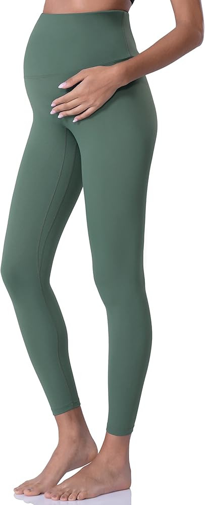 POSHDIVAH Women's Maternity Leggings Over The Belly Pregnancy Yoga Pants Active Wear Workout Legg... | Amazon (US)