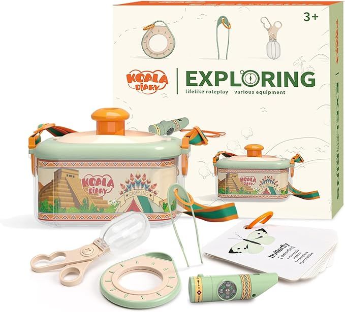 Bug Catcher for Kids Explorer Bug Catching Kit with Insect Critter Catcher, Magnifying Glass, Twe... | Amazon (US)