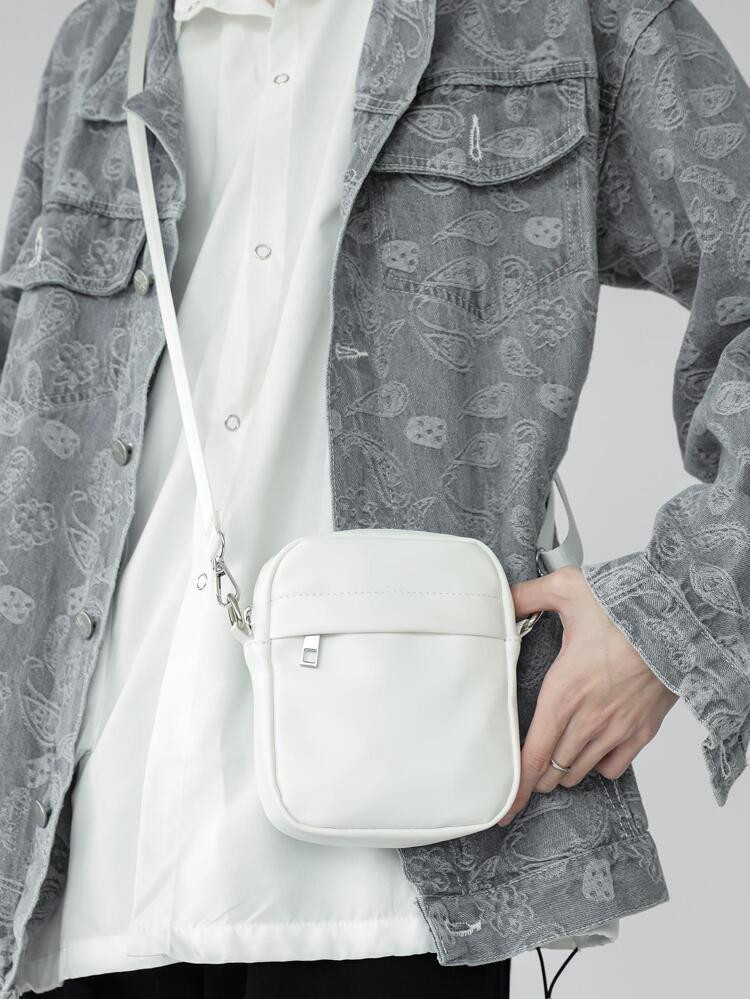 Verstelbaar Eenkleurig Crossbody tas voor man
       
              
              6.50€  
    ... | SHEIN