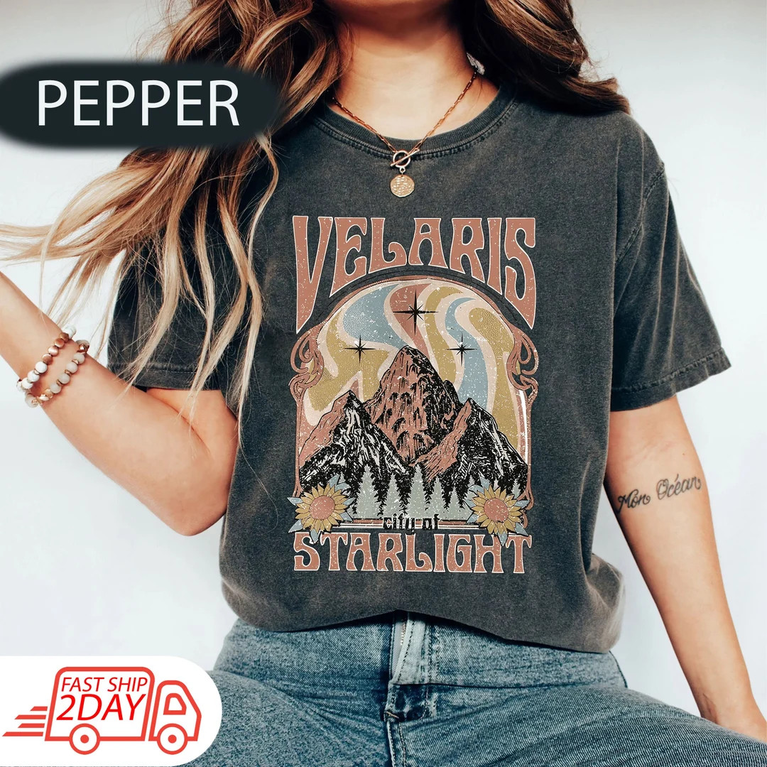 Velaris City of Starlight Comfort Colors Shirts Comfort Retro - Etsy | Etsy (US)
