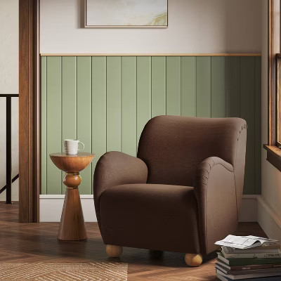Rumi Armchair in Linen Chocolate - Threshold™ | Target