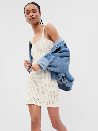 Crochet Mini Dress | Gap (US)