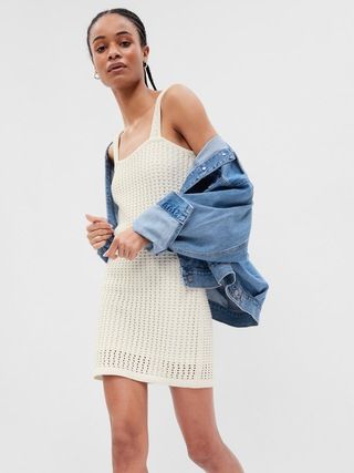 Crochet Mini Dress | Gap (US)
