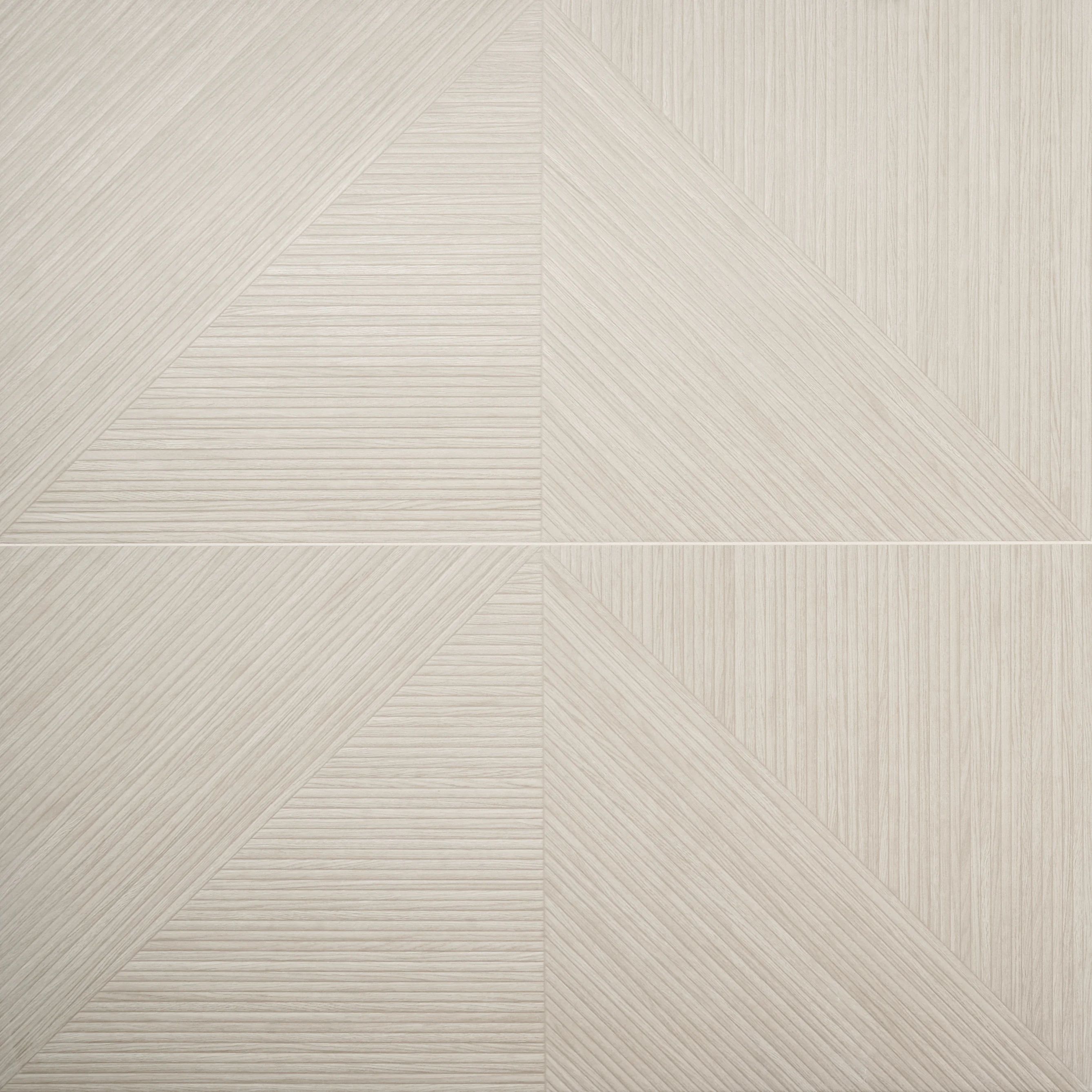 Luxury Ribbed 23.62 in. x 47.24 in. Matte Porcelain Wood Look Wall Tile | Wayfair North America