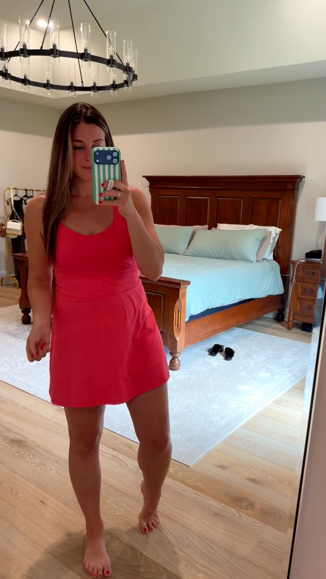 This dress is older but I linked an almost identical option // loopy code Hometownmomma