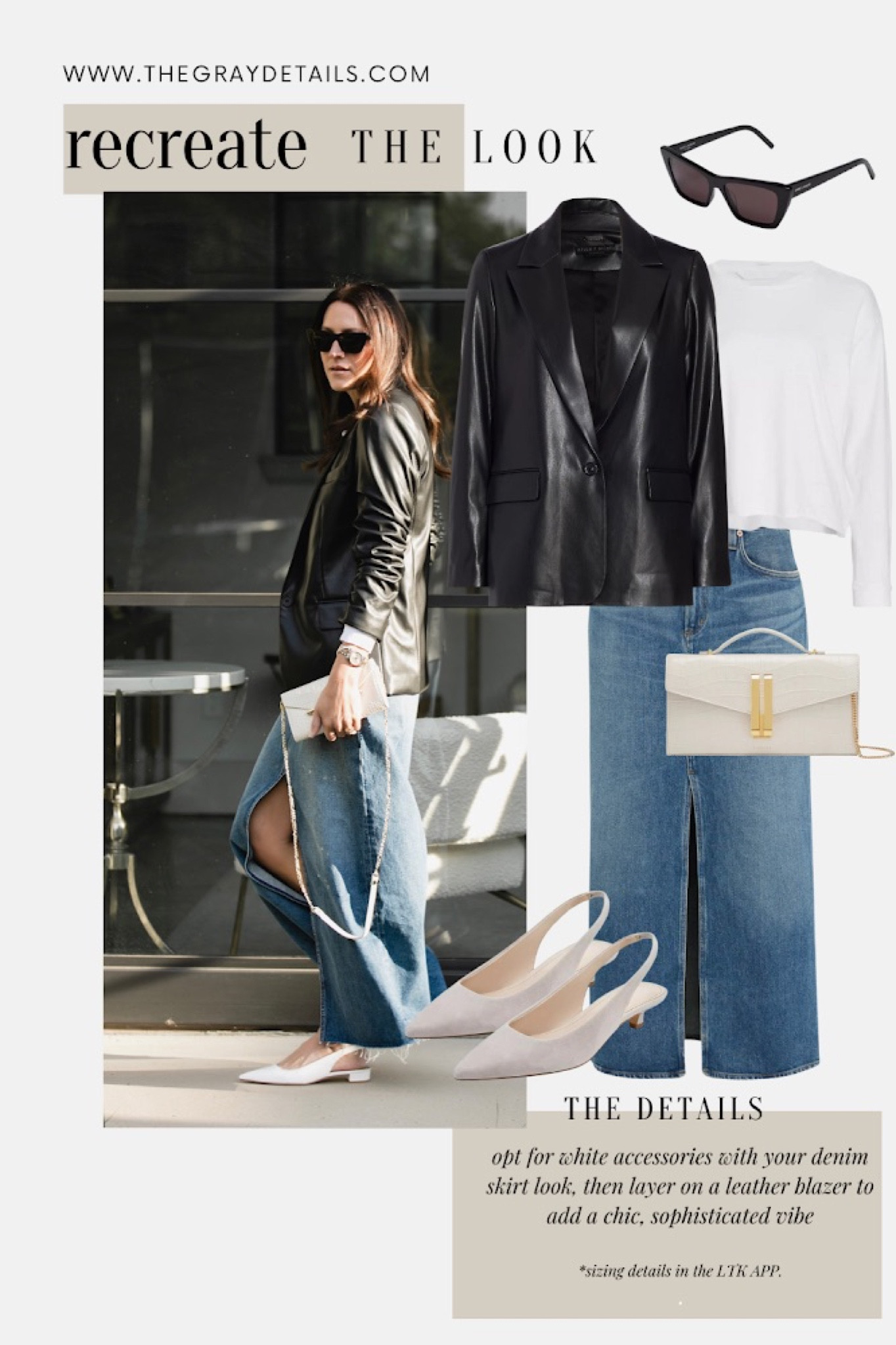 Denim skirt outfit 

#LTKshoecrush #LTKover40 #LTKVideo