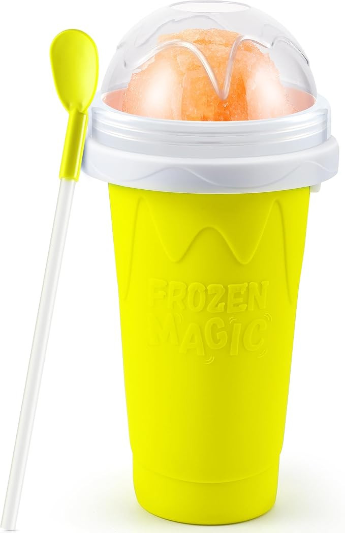 Tgosomt Slushy Cup, TIK TOK Frozen Magic Slushie Maker Cup Squeeze, Cool Fun Stuff Things Gadgets... | Amazon (US)
