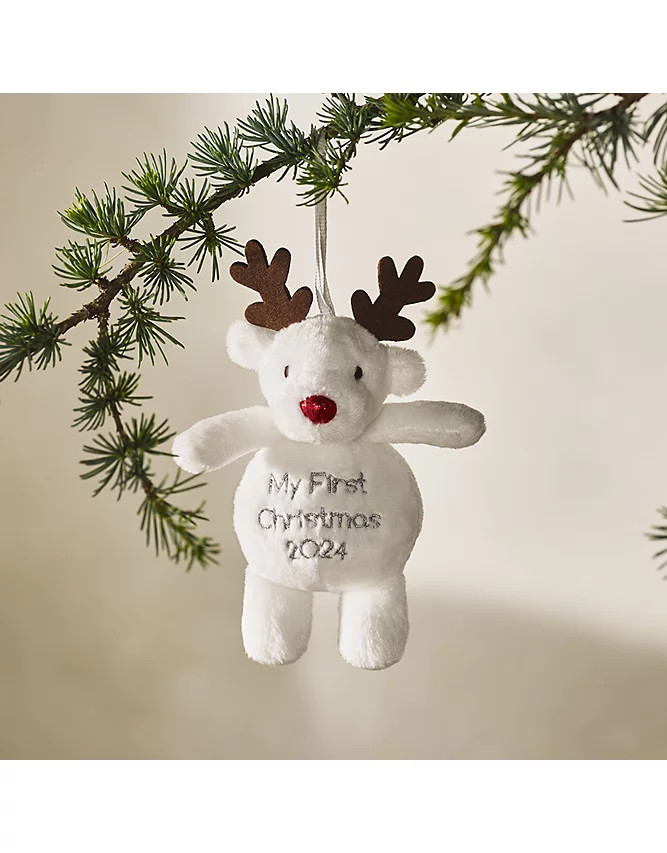 My First Christmas 2024 Jingles Decoration | The White Company UK & ROW