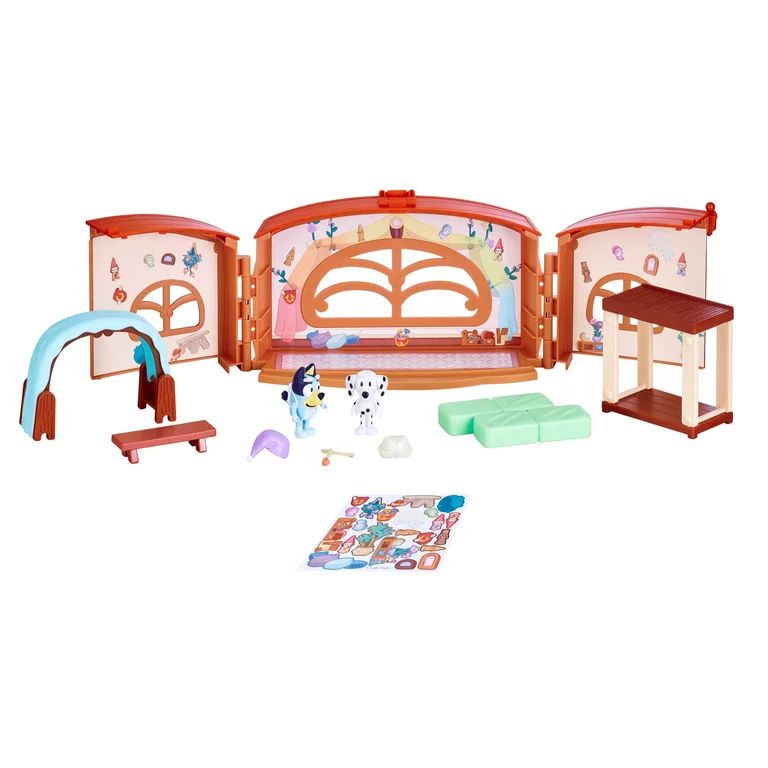 Bluey, School Friends Calypso's School, Chloe and Bluey 3 inch Figures & Playset, Preschool, Ages... | Walmart (US)