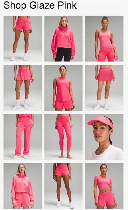 New from lululemon! GLAZE PINK and this might be the prettiest pink ever!! Bright and cheery, just like the spring days ahead! 

#LTKfitness #LTKfindsunder100 #LTKfindsunder50