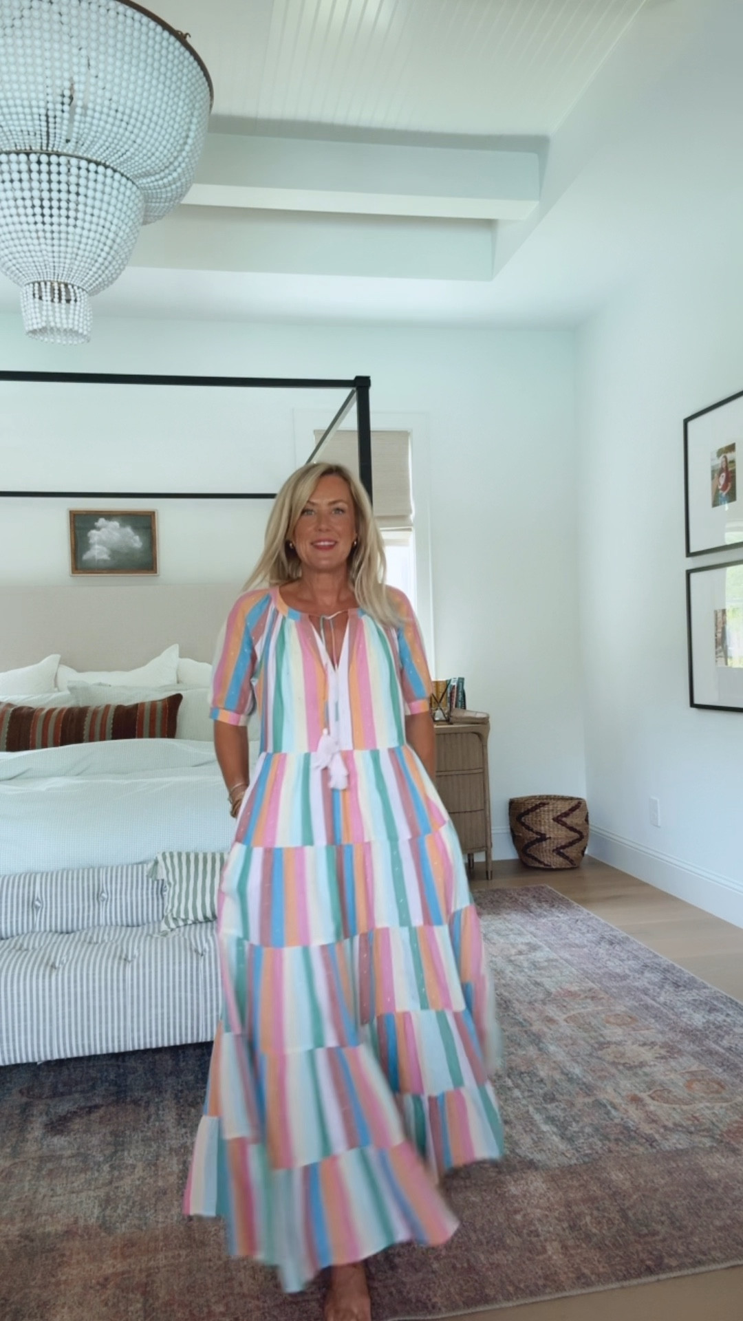 How gorgeous is this colorful maxi dress?! Completely obsessed! 
Dress: 0

@Boden (US) #bodenpartner

#LTKOver40 #LTKSeasonal #LTKootd