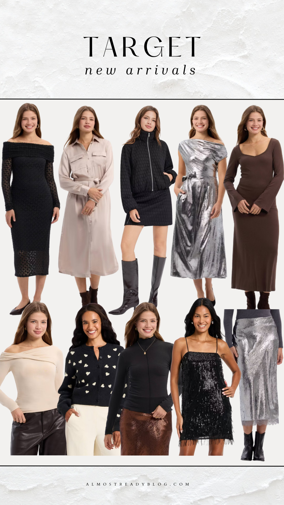 Target new arrivals, sequin dress, sequin skirt, NYE outfit ideas, festive style, winter fashion, Almost Raedy Blog, Amanda West. 

 

#LTKHoliday #LTKFindsUnder50 #LTKFindsUnder100