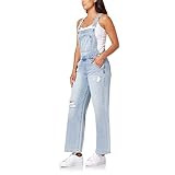 WallFlower Women's Overalls Juniors (Standard and Plus), Kai Skater, Small | Amazon (US)