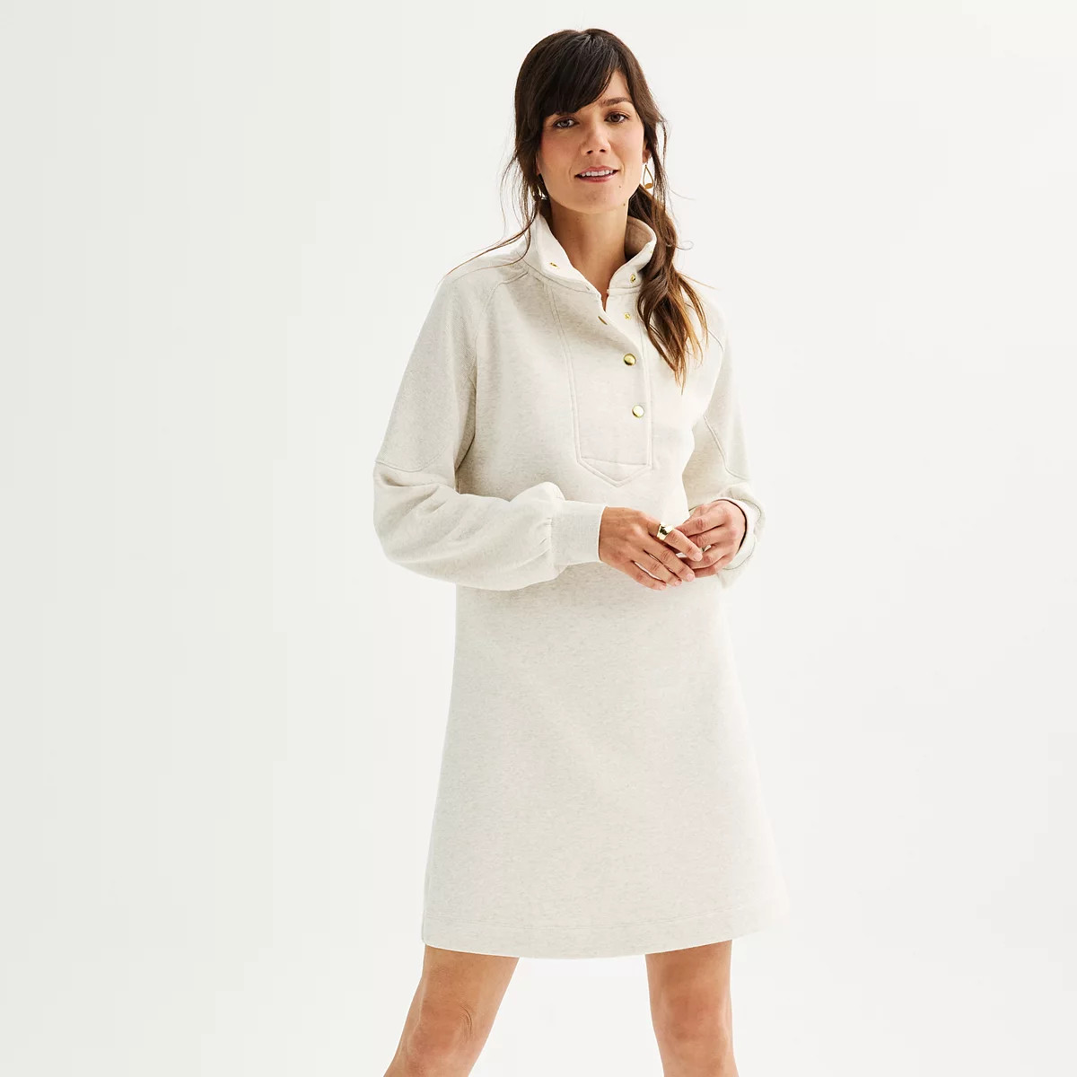 Women's Sonoma Goods For Life® Sweatshirt Dress | Kohl's