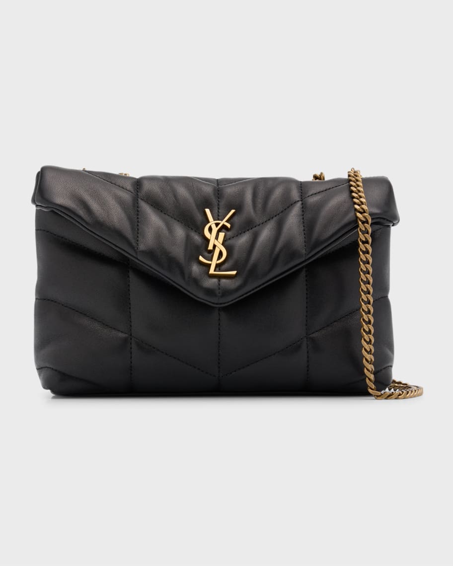 Lou Puffer Toy YSL Shoulder Bag in Quilted Leather | Neiman Marcus