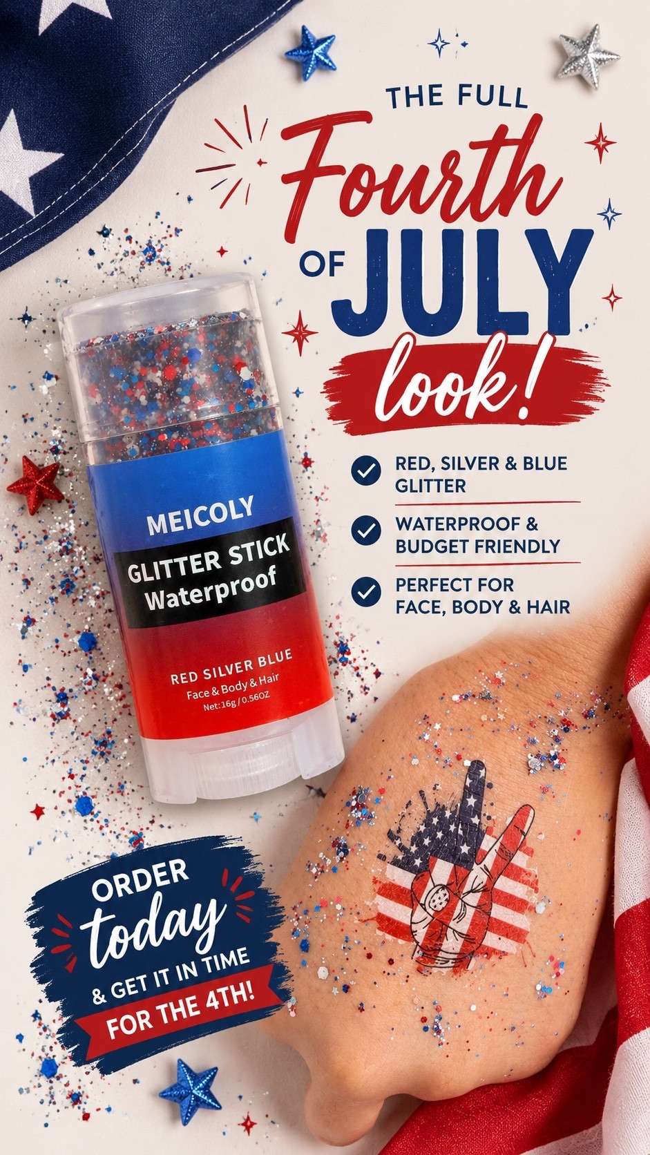 This Fourth of July look is a must have! Grab it now so it arrives just in time to celebrate!! 

#patriotic #summer #accessories #4thofJuly #america

#LTKKids #LTKTravel #LTKgrwm