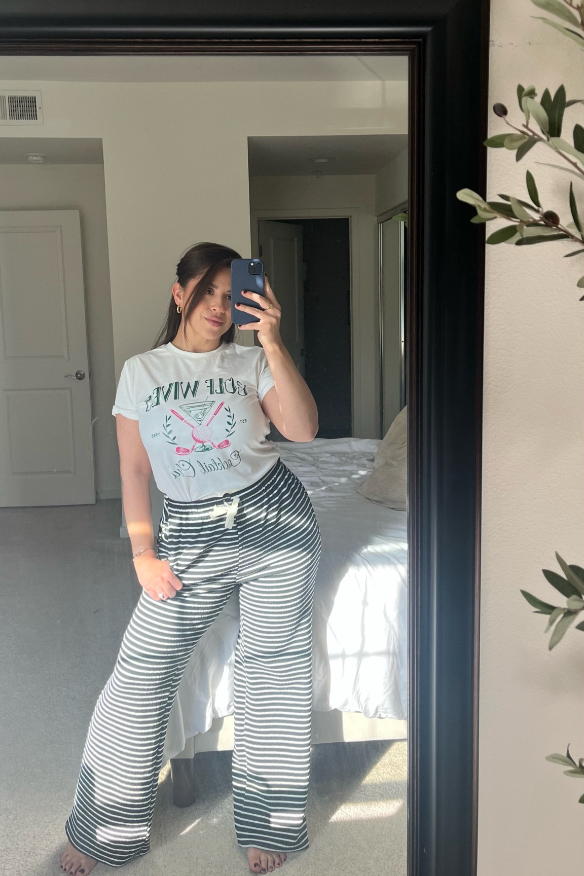 Comfy style - affordable and well made 

Top: sweating size small
Bottoms: wearing size medium (comes in multiple colors and two different length ranges)

#LTKMidsize #LTKSaleAlert #LTKFindsUnder50