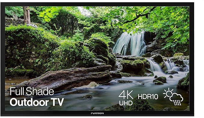 Furrion Aurora 43-Inch Full-Shade 4K LED Outdoor TV - Weatherproof HDR10 LED Outdoor Television w... | Amazon (US)