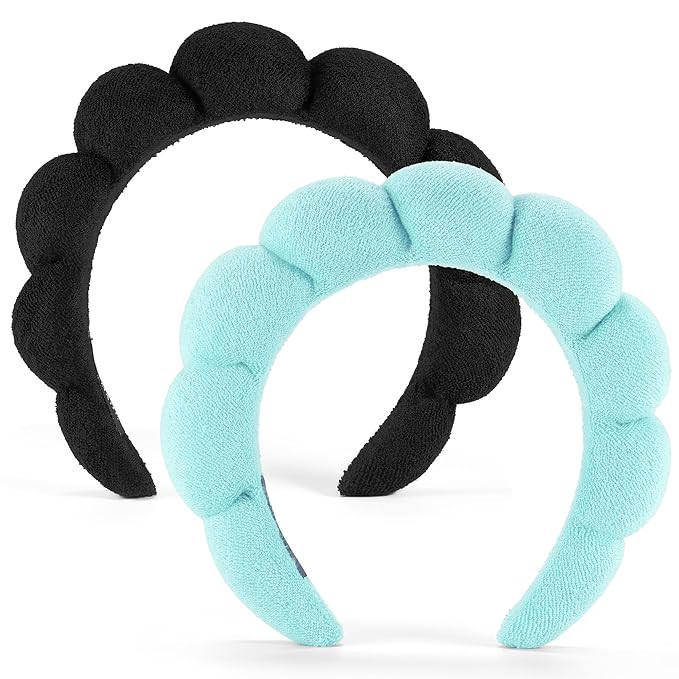Ztomine Spa Headbands for Washing Face or Facial, Set of 2 Skincare Headbands, Terry Cloth Headba... | Amazon (US)