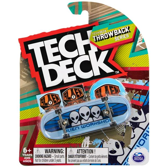 Tech Deck, 96mm Throwback Series Finger Skateboard (Styles May Vary) | Walmart (US)