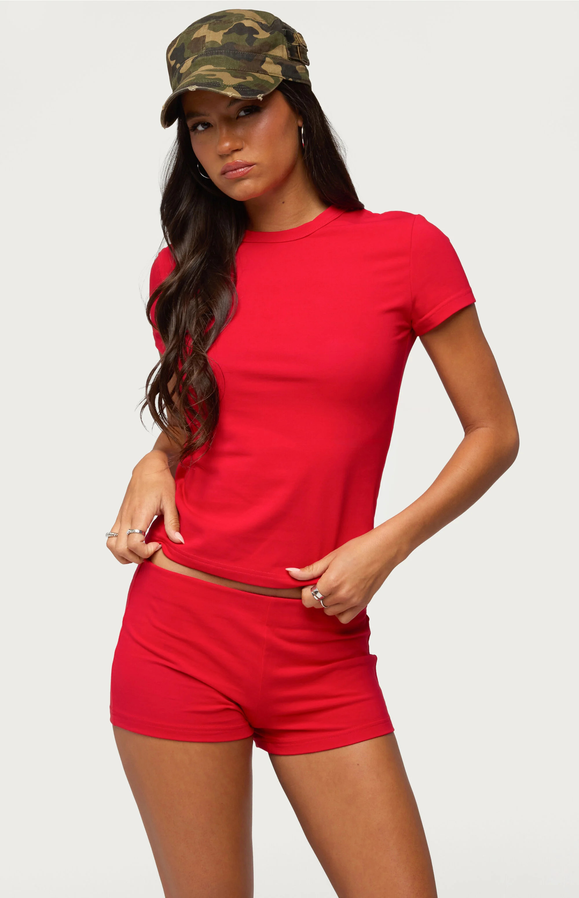 Edikted Briony Fitted T-Shirt | PacSun