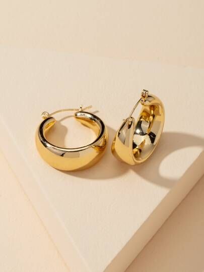 Metal Hoop Earrings | SHEIN