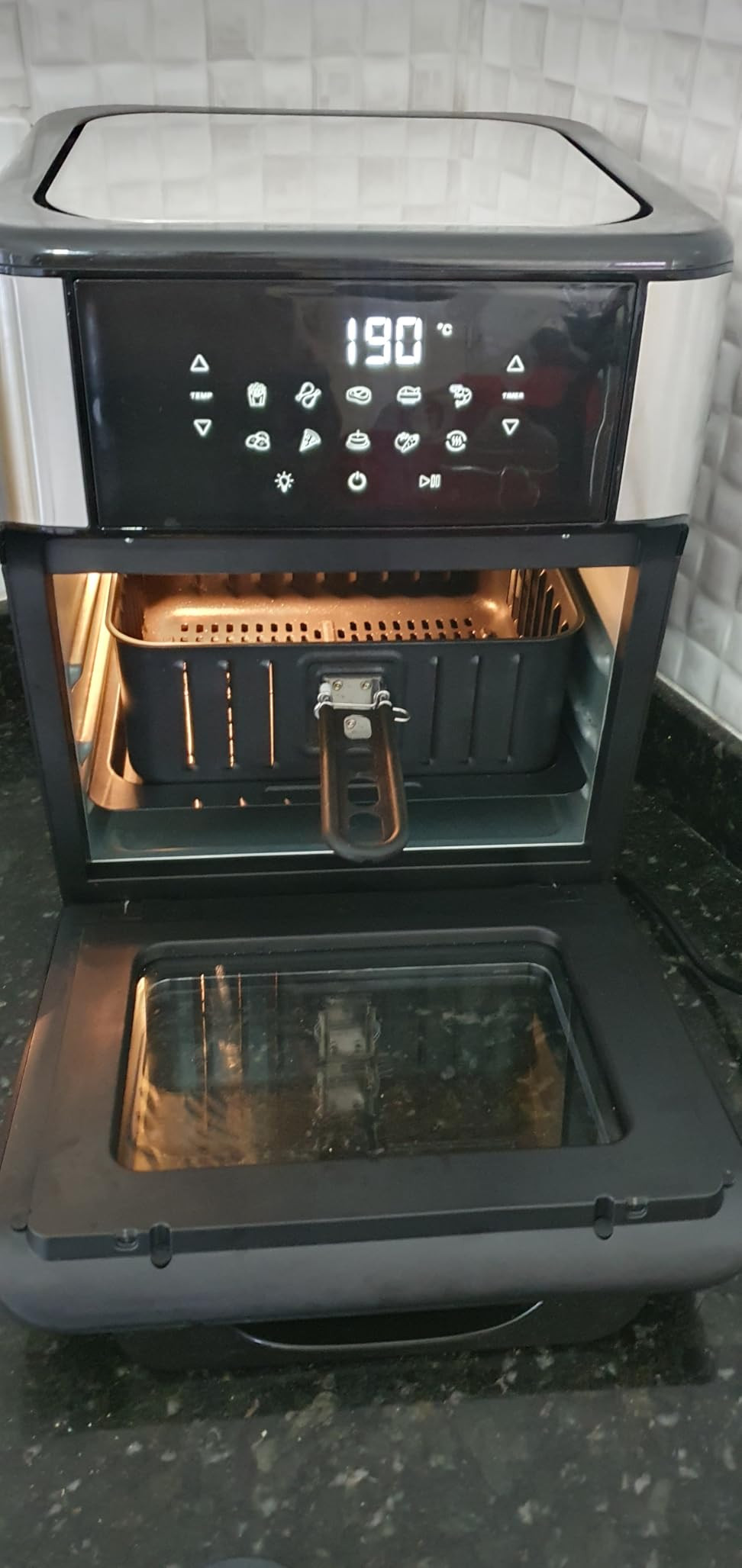 MONDIAL Fritadeira Air Fryer Forno Oven 12L, Preto/Inox, 2000W, 220V - AFON-12L-BI | Amazon (BR)