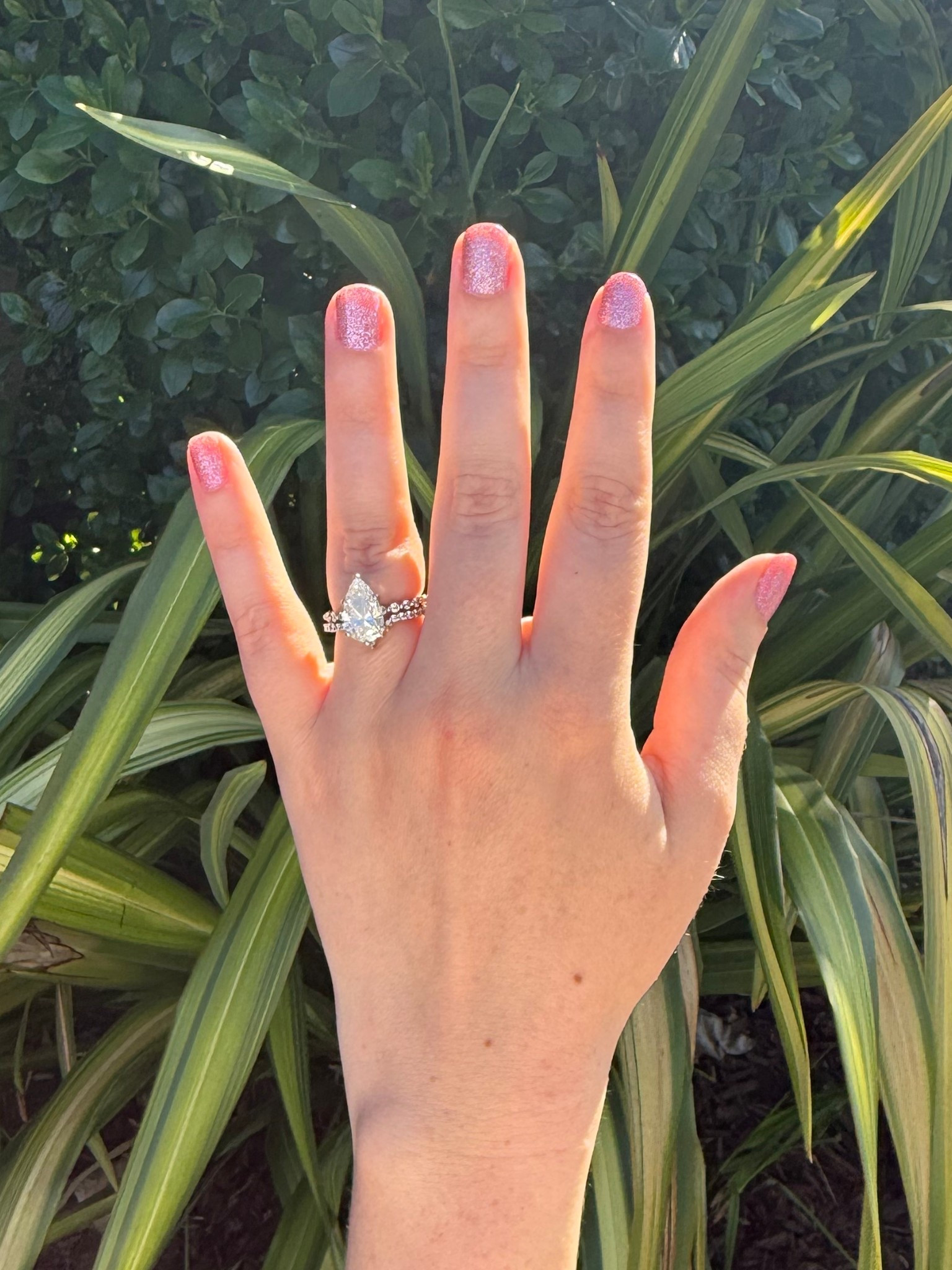 Love this pink glitter holographic nail polish for spring!

#LTKselfcare #LTKSeasonal