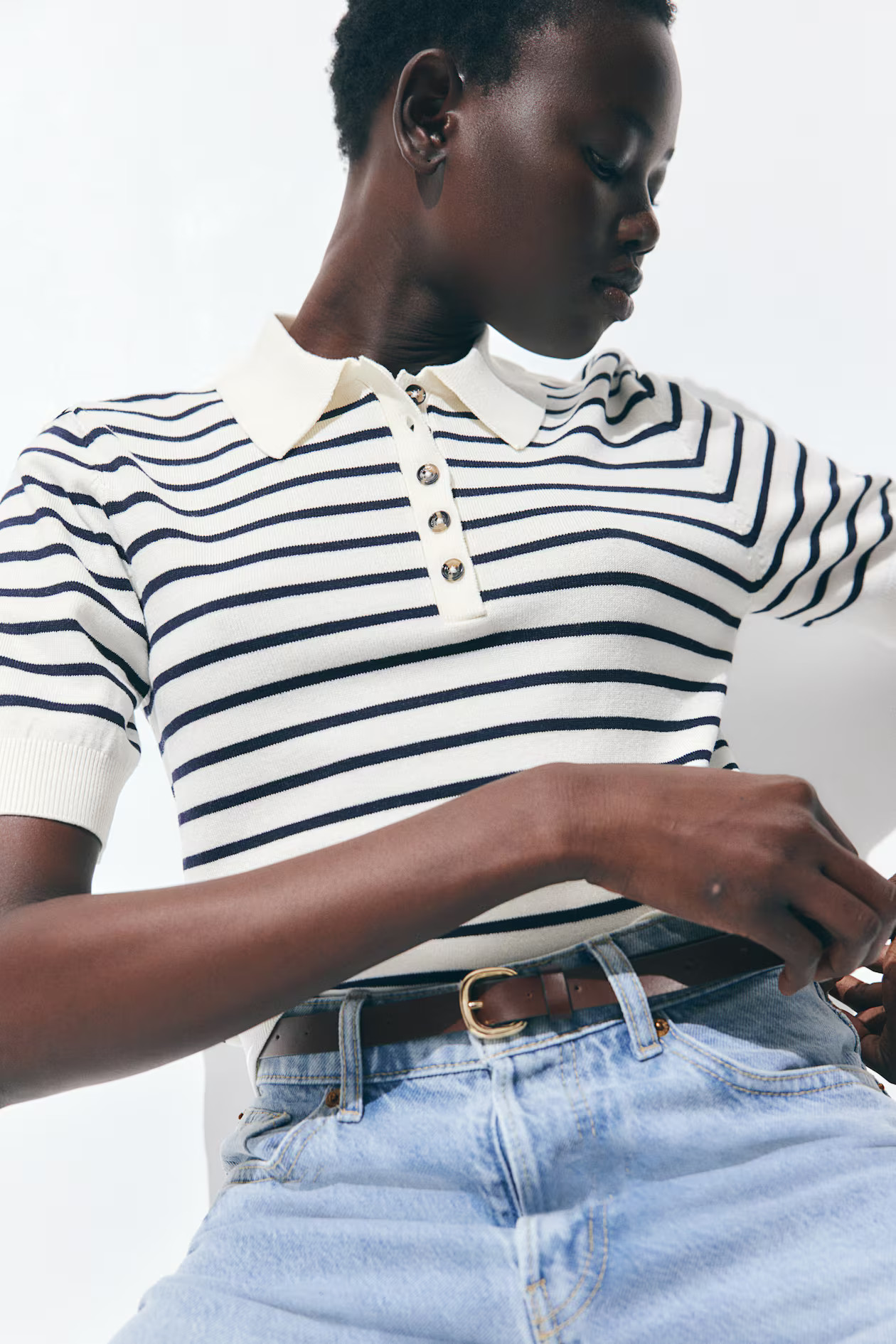 Fine-Knit Polo Shirt | H&M (US + CA)