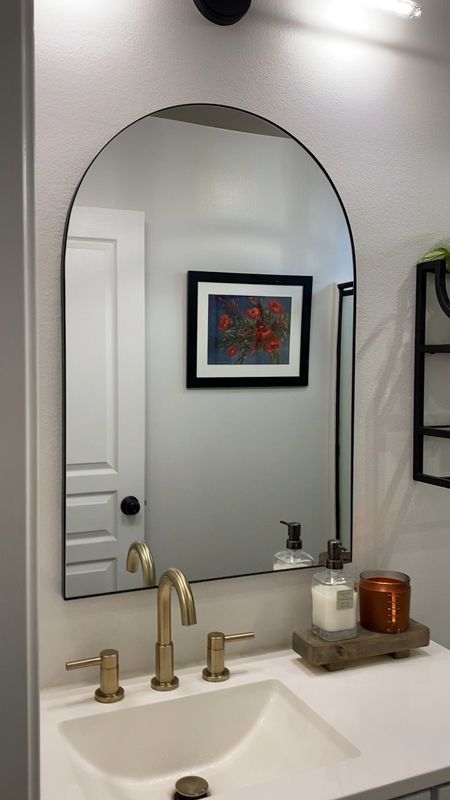 The perfect bathroom mirror on sale for under $60!

Arched mirror. Bathroom vanity mirror. Arch mirror. #walmart #walmarthome

#LTKsalealert #LTKunder100 #LTKhome