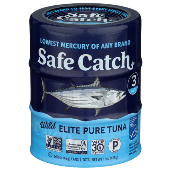 Safe Catch Wild Elite Pure Tuna 3 Pack | Instacart