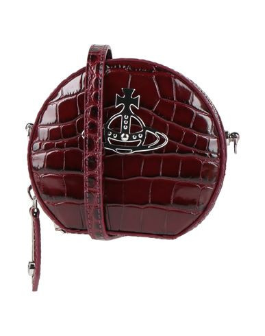 Vivienne Westwood Woman Cross-body bag Burgundy Size - Leather | YOOX (US)