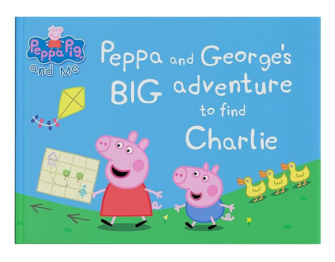 Peppa Pig Personalized Book: Peppa and George's Big Adventure to find Your Child (Landscape Hardb... | Amazon (US)