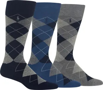 3-Pack Argyle Socks | Nordstrom