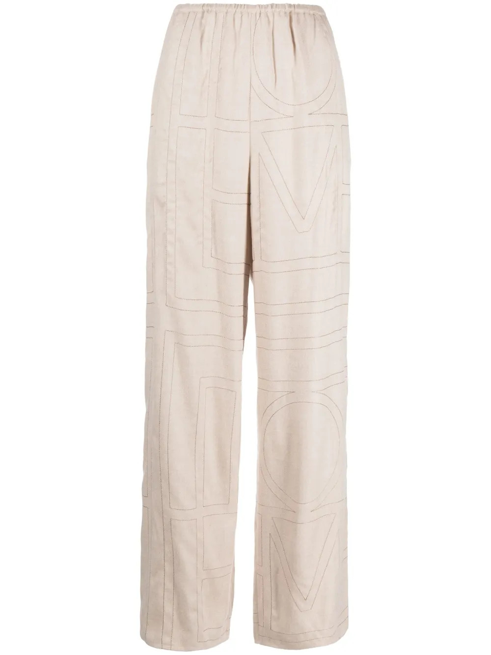 Monogram flannel pajama bottoms | Farfetch Global