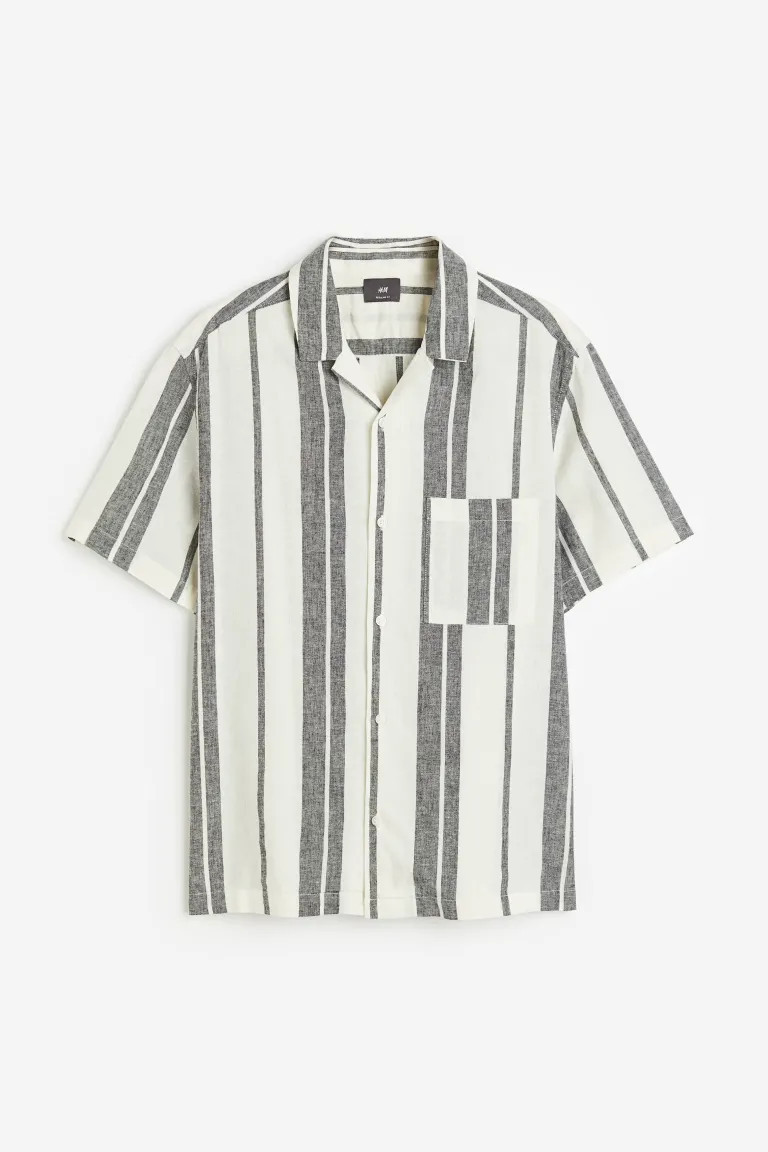 Regular Fit Linen-blend Shirt | H&M (US + CA)