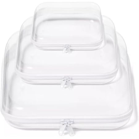 Bliss Bins Zippered Pouch Hard, Bliss Bins Double Zipper Hard Bag, Double Zippered Hard Pouch, Cl... | Amazon (US)