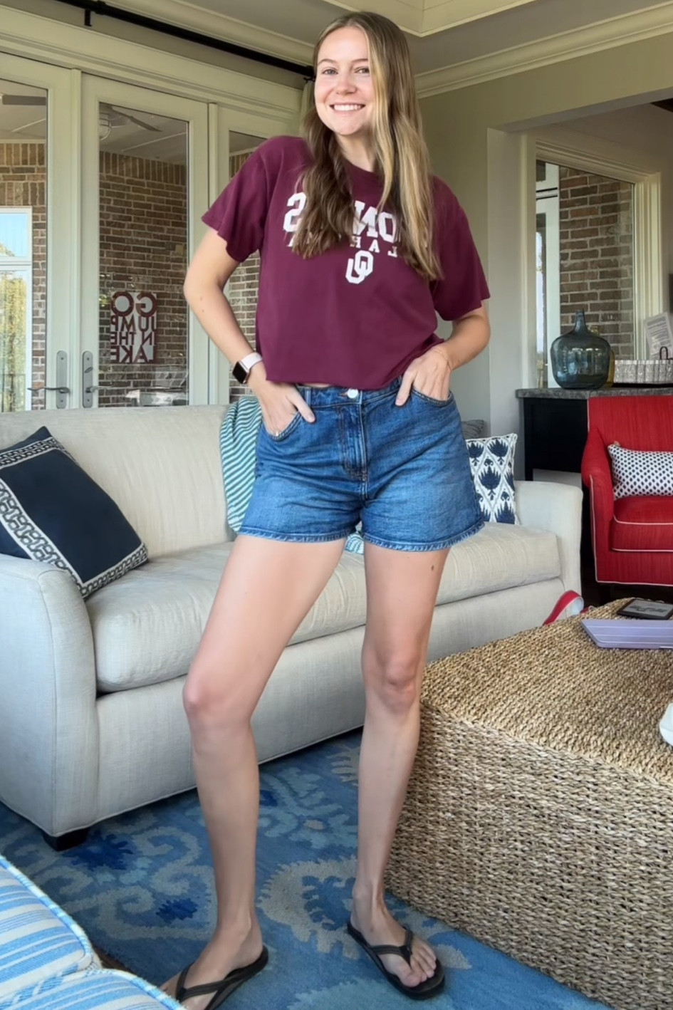 Game day outfit at home!