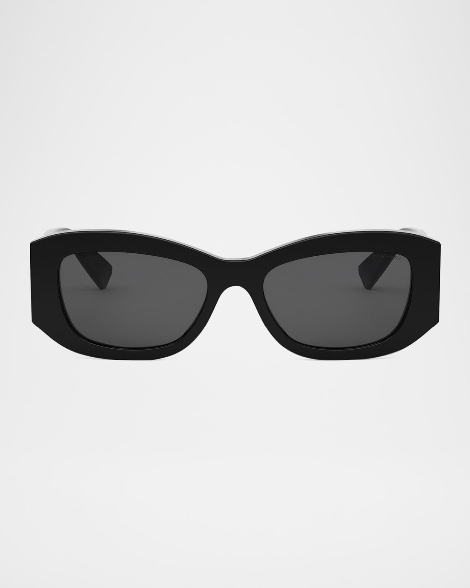 BVLGARI Roma Rectangle Sunglasses | Neiman Marcus