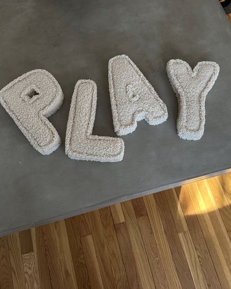 Boucle fabric letters for nursery of playroom 

#LTKhome #LTKbaby #LTKkids