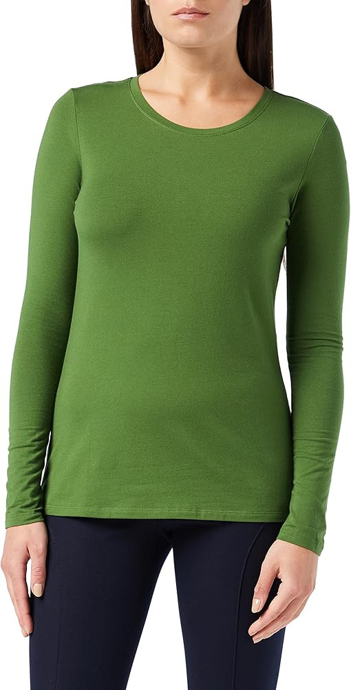 Amazon Essentials Women's Classic-Fit Long-Sleeve Crewneck T-Shirt (Available in Plus Size) | Amazon (US)