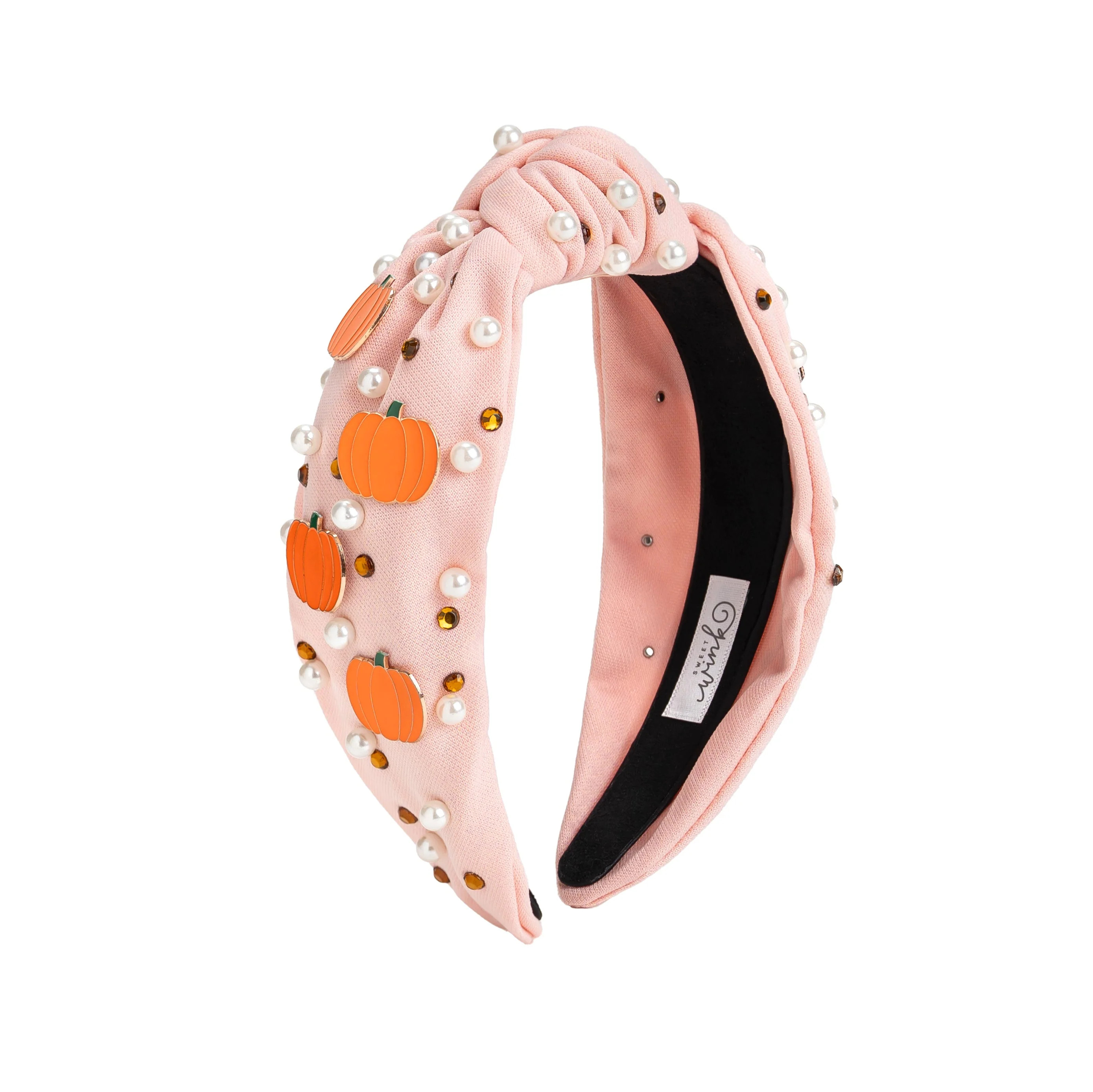 Pumpkin Pearl Gemstone Headband | Sweet Wink
