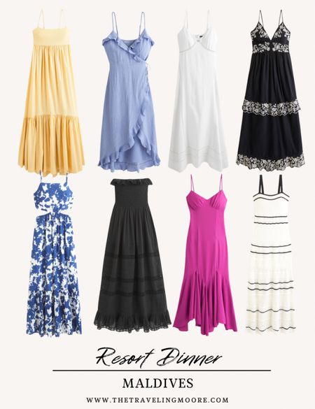 What to wear in the Maldives to dinner. Cute resort dresses  

#LTKTravel