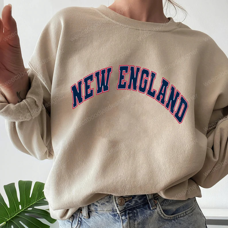 New England Football Vintage Style Sweatshirt, Unisex Sweatshirt, New England Game Day Crewneck, ... | Etsy (US)