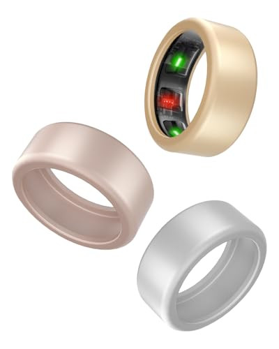 BandSmith Silicone Ring Cover Compatible with Oura Ring Protector, Elastic Case for Oura Ring Gen 3 Working Out - Patent Pending (Gold+Rosegold+Silver, M for 11/12/13) | Amazon (US)