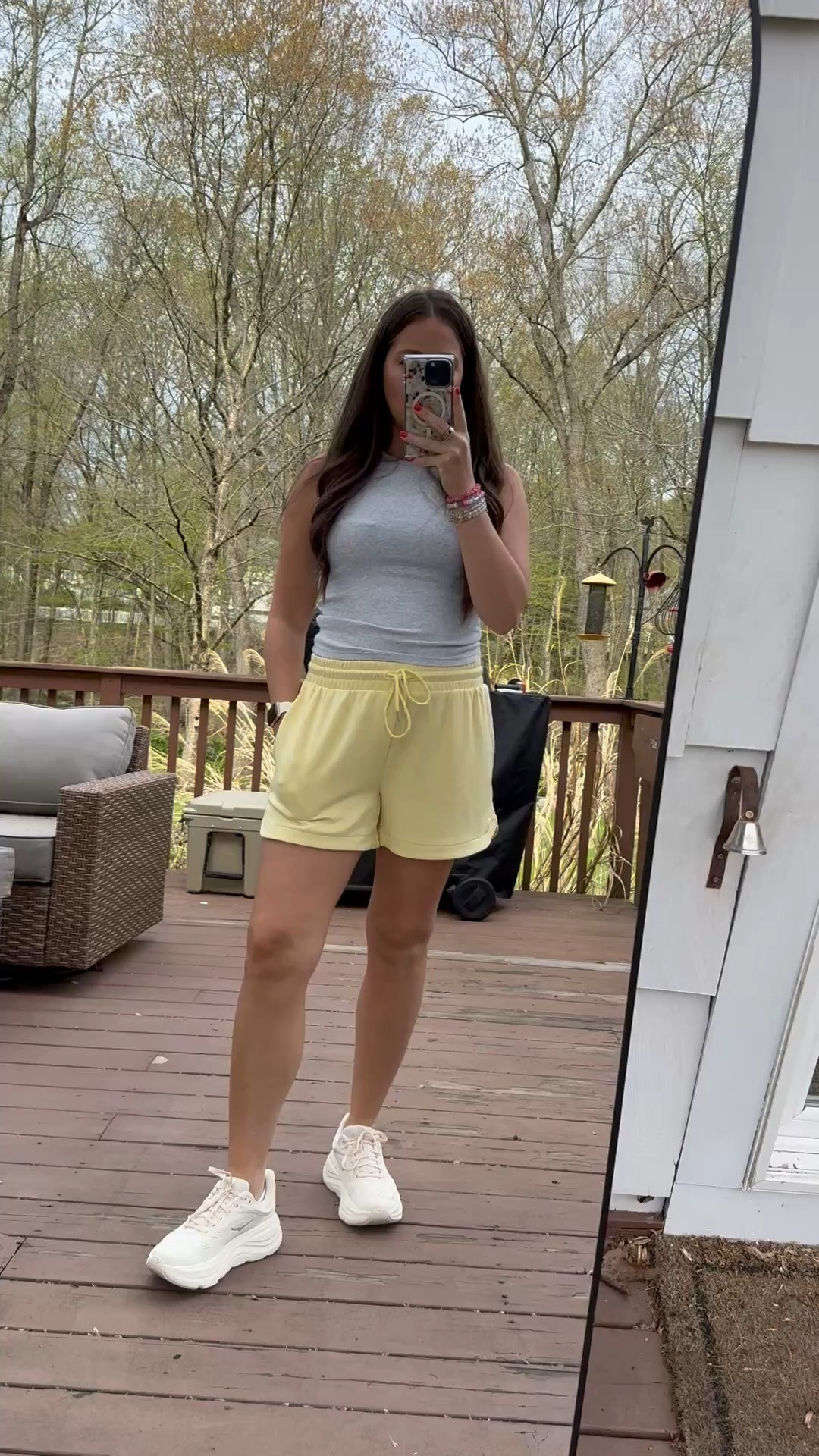 These shorts are SO comfy! They’re on sale today. I ordered the matching top too!

#LTKSaleAlert