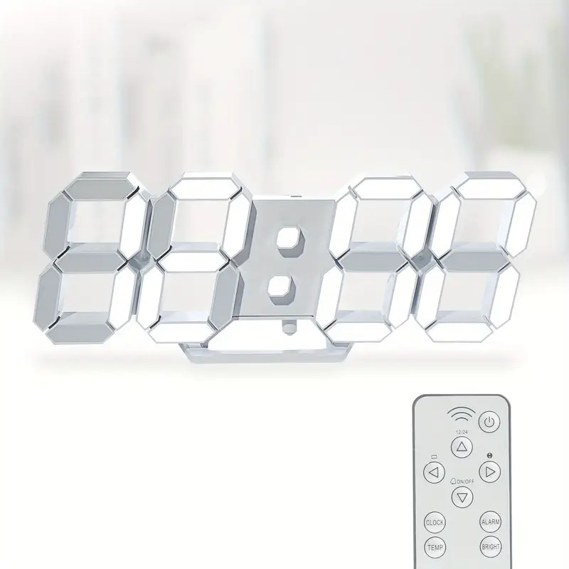 1pc Digital Led Clock 9 7 Wall Clock For Bedroom Table Clock Large Digital Clock Alarm Clock With... | Temu Affiliate Program
