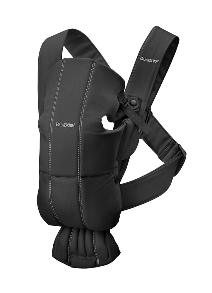 BabyBjörn Baby Carrier Mini, Black, Woven | Newborn Carrier (7-25 lbs), Ergonomic, Easy-to-Use | Amazon (US)