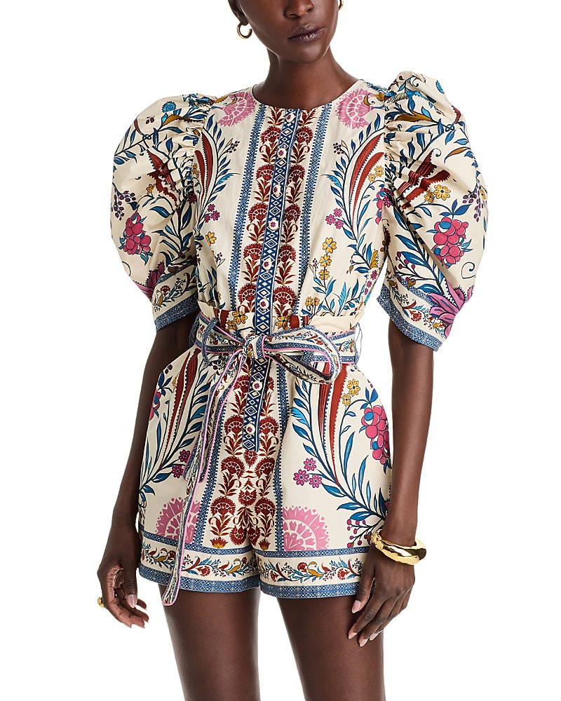 Farm Rio Romantic Lightness Romper | Bloomingdale's (US)